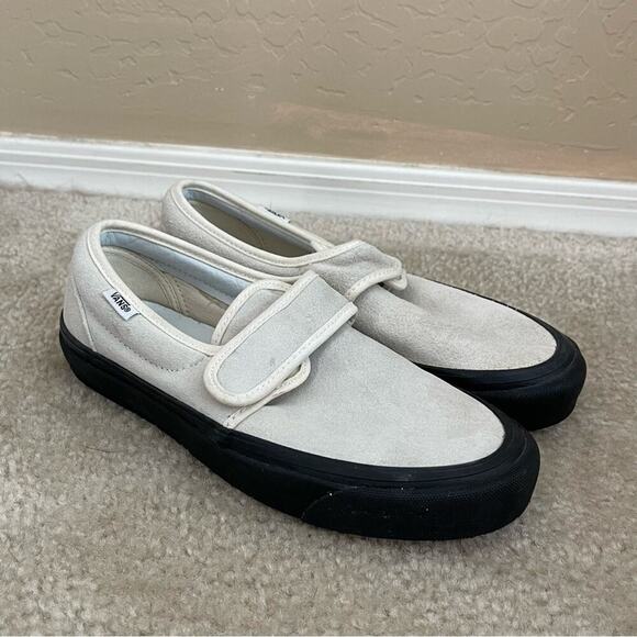 Vans Anaheim 47 D VX Cream Suede Skate Shoes - Picture 3 of 10